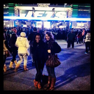 Lauren & I at the Jets Game