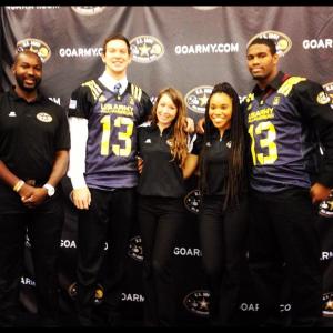 With All-Americans Ryan Burns (left) and Jonathan Allen (right)